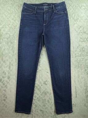 Lucky Brand Hayden Skinny Jeans Women's Size 12/31 Dark Wash Stretch Denim